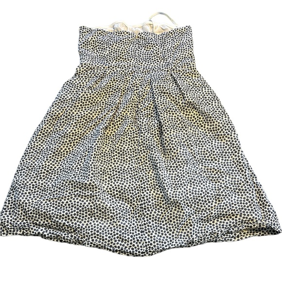 J Crew Strapless Polka Dot Dress Size 8 - Picture 2 of 10